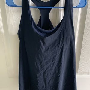 Athleta Ultimate 2in1 support top NWT XL Navy